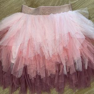 Ombre tulle skirt